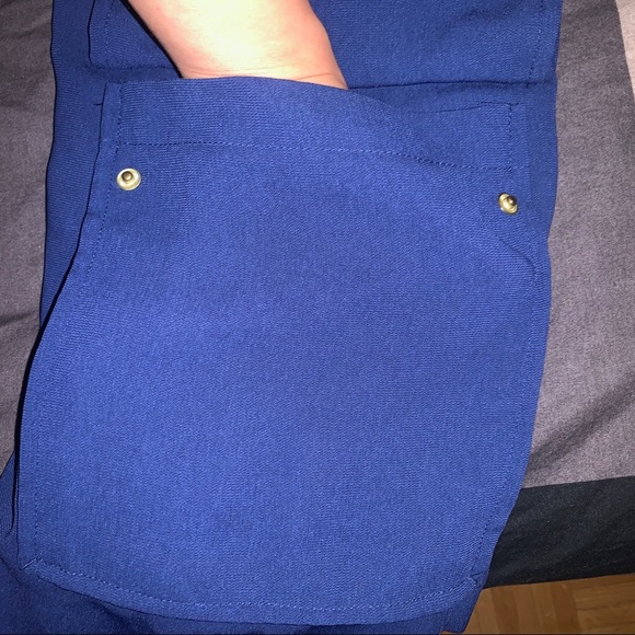 Royal blue high waisted shorts - Picture 7 of 8
